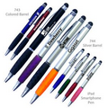 Smart Phone Pen W/Stylus & Comfort Grip - Featured Black